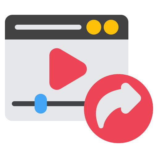 Video Sharing Icon
