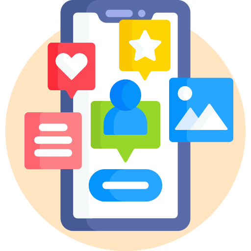 Social Media Design Icon