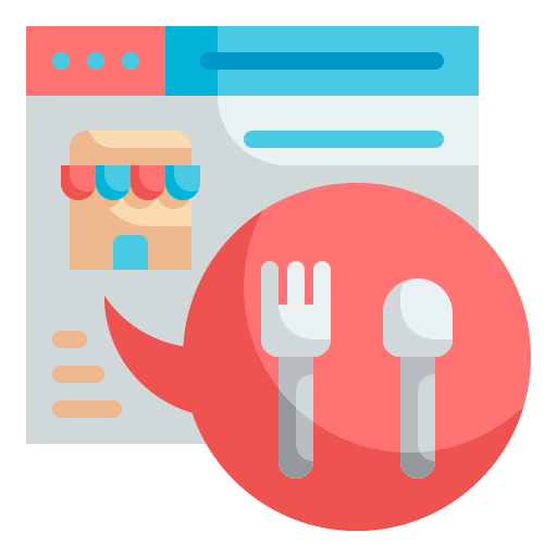 restaurant website icon